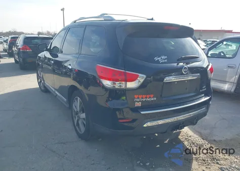 2015 Nissan Pathfinder Platinum из США, поврежденный, VIN 5N1AR2MM6FC649680